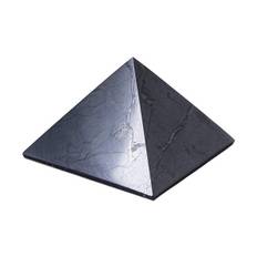 Shungit Pyramid Stor polerad  7 cm