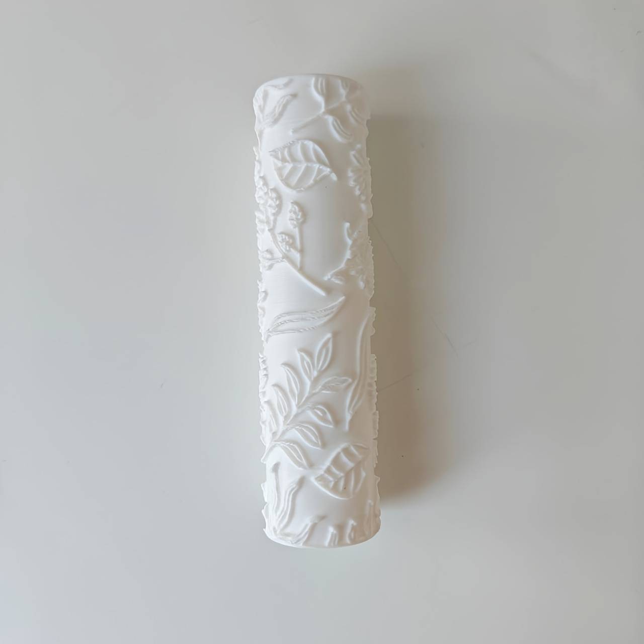 Leaf And Blooming Texture Roller, Pastoral Style Embossing Tool, Suitable For Soft Clay, Clay, Nature-inspired Handmade Enthusiasts' Essential Tool, Gift For Pottery Lovers