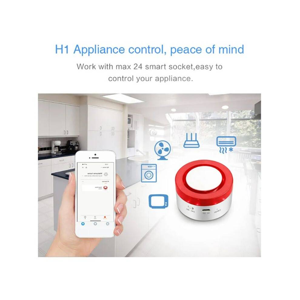 Tuya WIFI Security Alarm System Alarm Kit Home Burglar Motion Door Window Sensor Compatible Home Alexa