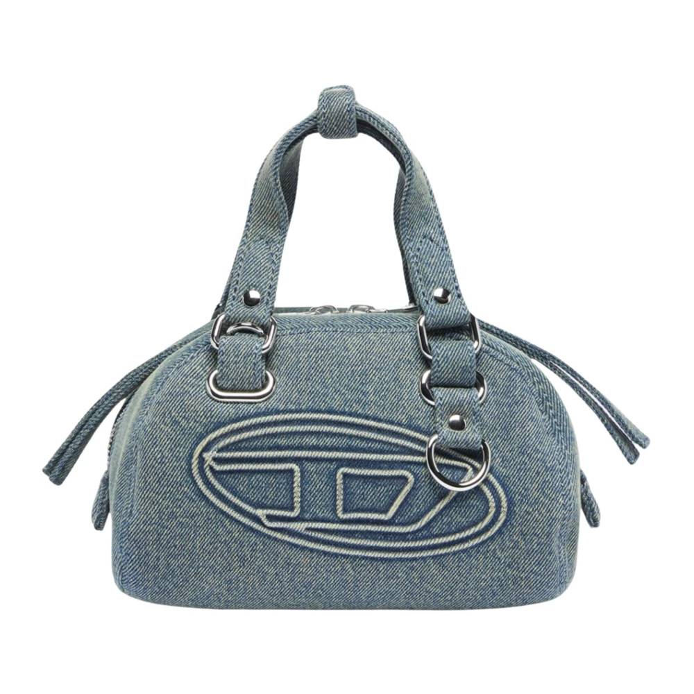 Diesel 1DR Dome-Small bowling taske - Tasker - Dame - Blå - ONE SIZE - Bomuld