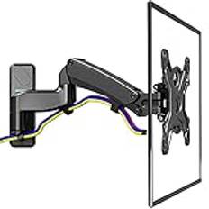 TV-montering, robust TV-fäste väggmontering universell lutning svängbar konsol 50-60 tum LCD plasma LED 3D 4K OLED QLED TV-skärm upp till 400 x 400 mm och 23 kg lastkapacitet