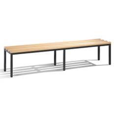 C+P Bænk uden skohylde - 42 x 200 x 35,3 cm.