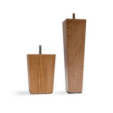 Mattsons Beds Fyrkant Ek Sängben dimHeight: 23 Ek - Tapered Oak (dimHeight: 23)