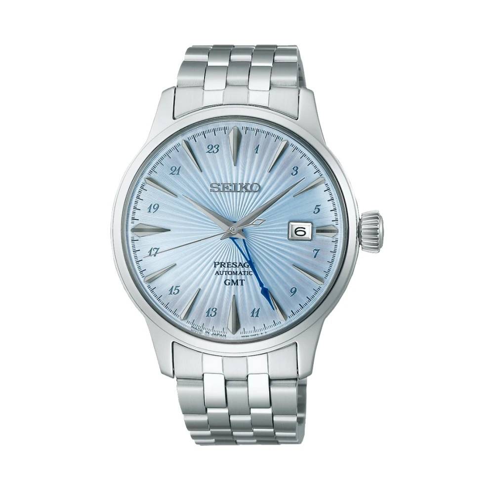 Seiko Presage Cocktail Time Skydiving GMT - Accessories - Dame - Grå - ONE SIZE -