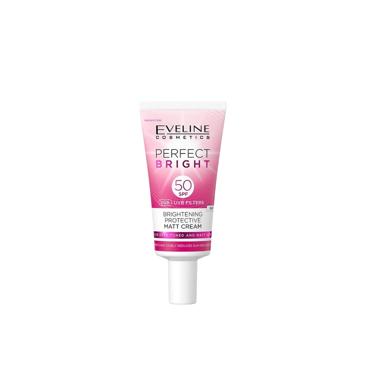 Eveline cosmetics Perfect Bright , Illuminante, Crema Giorno, Per Viso, SPF 50, 30 ml