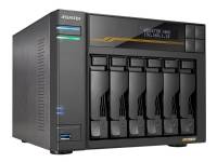 (ComputerSalg) ASUSTOR Lockerstor 6 Gen3 - NAS-server - 6 fack - SATA 6Gb/s / PCIe 4.0 x4 (NVMe) - RAID JBOD, 0, 1, 5, 6, 10 - RAM 16 GB - Gigabit Ethernet / 2.5 Gigabit Ethernet / 5 Gigabit Ethernet / 10 Gigabit Ethernet - iSCSI support