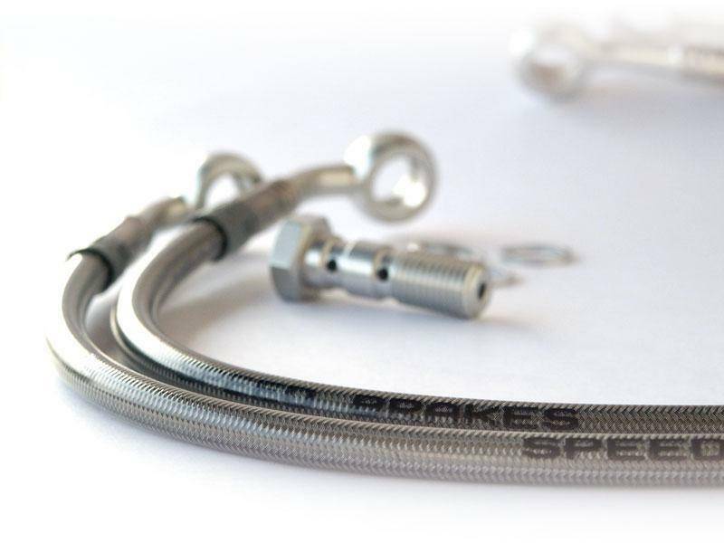 Speedbrakes Aviation Clutch Slange Rustfrit stål/Silver Banjo 62-SU242-K
