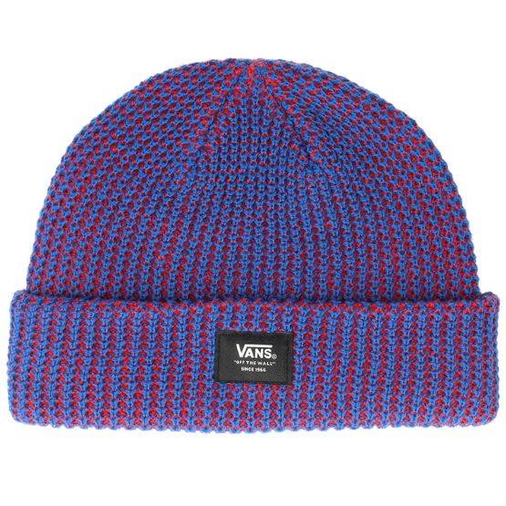 Vans - Blå cuff Beanie - Kids Biggs Waffle Beanie True Blue Cuff @ Hatstore