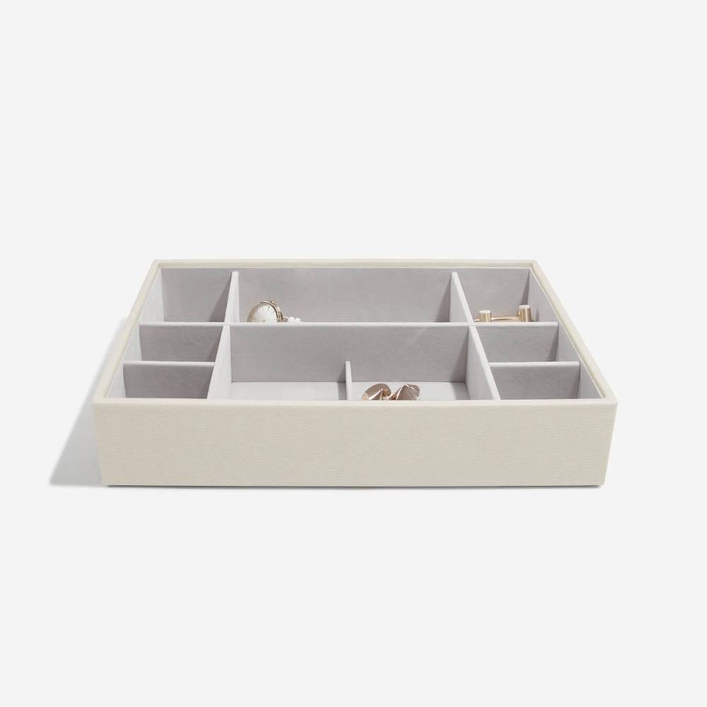 Förvaringsbricka 11 fack, Supersize, Stackers, Beige