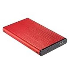Bärbar HDD extern hårddisk 2 tb / 1 tb / 320 gb, Usb3.0 extern mobil hårddisk, lämplig för stationär dator, Macbook, bärbar dator, Ps4, Xbox, Smart TV (80 GB, röd)