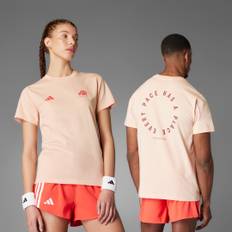 Runners kønsneutral T-shirt - Powder Coral - M