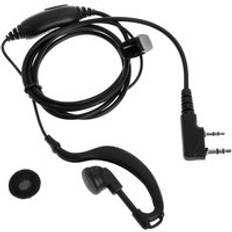 Headset walkie talkie line &#xF6;rh&#xE4;ngare 2 pin h&#xF6;rlurar h&#xF6;rlurar s&#xE4;ndtagare f&#xF6;r kenwood tk th tyt baofeng uv -5r praktisk radio