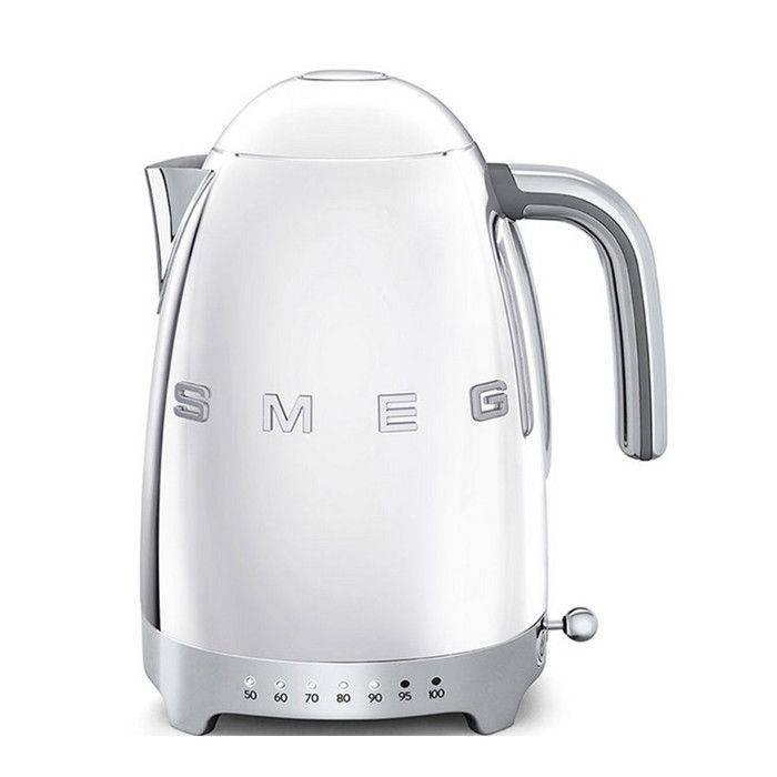SMEG 50-tals vattenkokare - Variabel temperatur 2400W Krom KLF04SSEU Silver