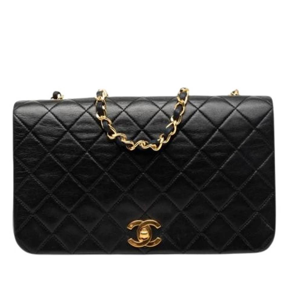 Chanel Vintage - Pre-owned Vintage Quilted Lambskin Crossbody Bag Vintage - Dam - ONE Size - Läder