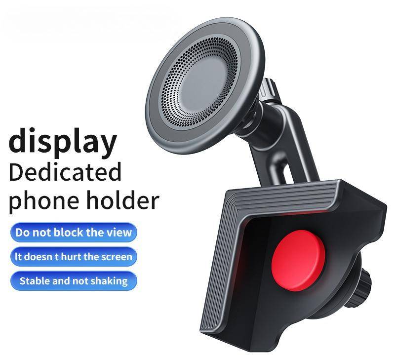 Magnetic Car Phone Holder for New Energy Vehicle Floating Central Control Screen, Strong Magnet Navigation Bracket