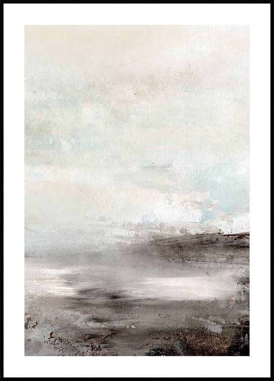 Downtempo 2 (40x50cm) - Plakater > Konstaffischer, Abstrakta Posters, Illustrationsposters, Japandi, BD, LANGFIX