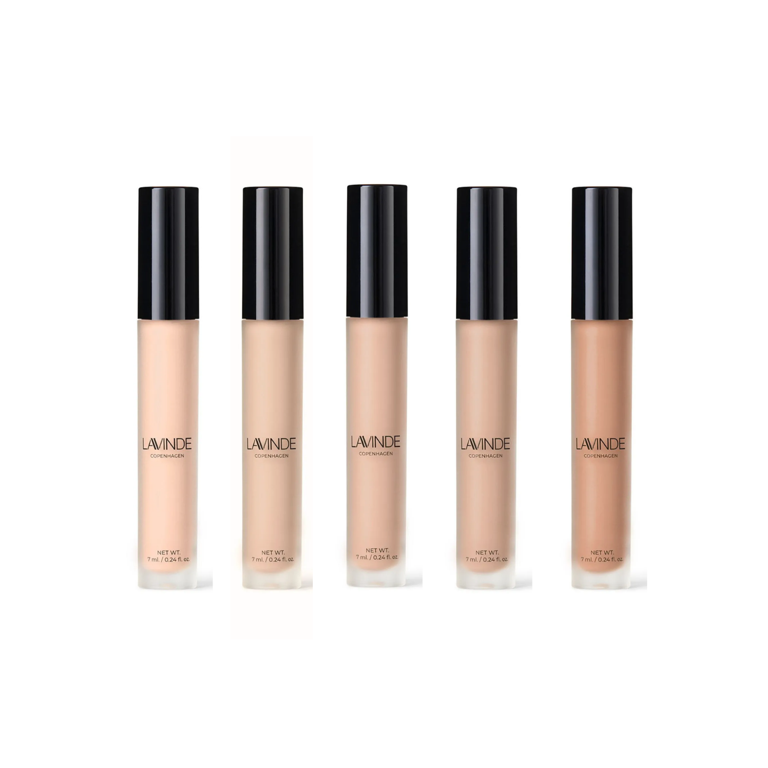 Lavinde - NATURAL GLOW Liquid Foundation 7 ml. eller 30 ml. (Findes I 5 Nuancer) - Sand 203 / Travel Size 7 ml