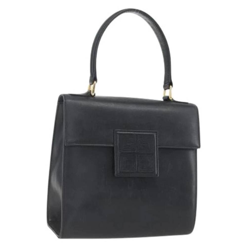 Givenchy Pre-owned Pre-owned Læder Håndtaske - Vintage - Dame - Sort - ONE SIZE - Læder