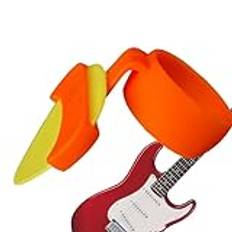 Silicone Guitar Pick Grip, Stop Dropping Guitar Pick, Guitar Pick Holder, Non Slip Guitar Picks, Acoustic Electric Guitar Picks, Easy To Use, Portable for Electric Guitars Acoustic Guitars