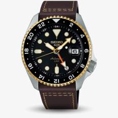 Seiko 5 Sports SKX Series GMT Mocha Dial Watch SSK036K1