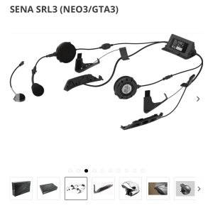 Shoei SRL3 Mesh Bluetooth samtaleanlæg til Neotec3, GT-Air3 og J-Cruise3
