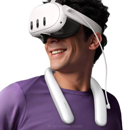 JSAUX batteripaket kompatibel med Oculus 3 2, 10000 mAh PD snabbladdare