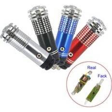 Fordons luftrenare 12v mini auto fräschare luft anjonjonisk renare syre bar ozon joniserare renare universal porta - silver--