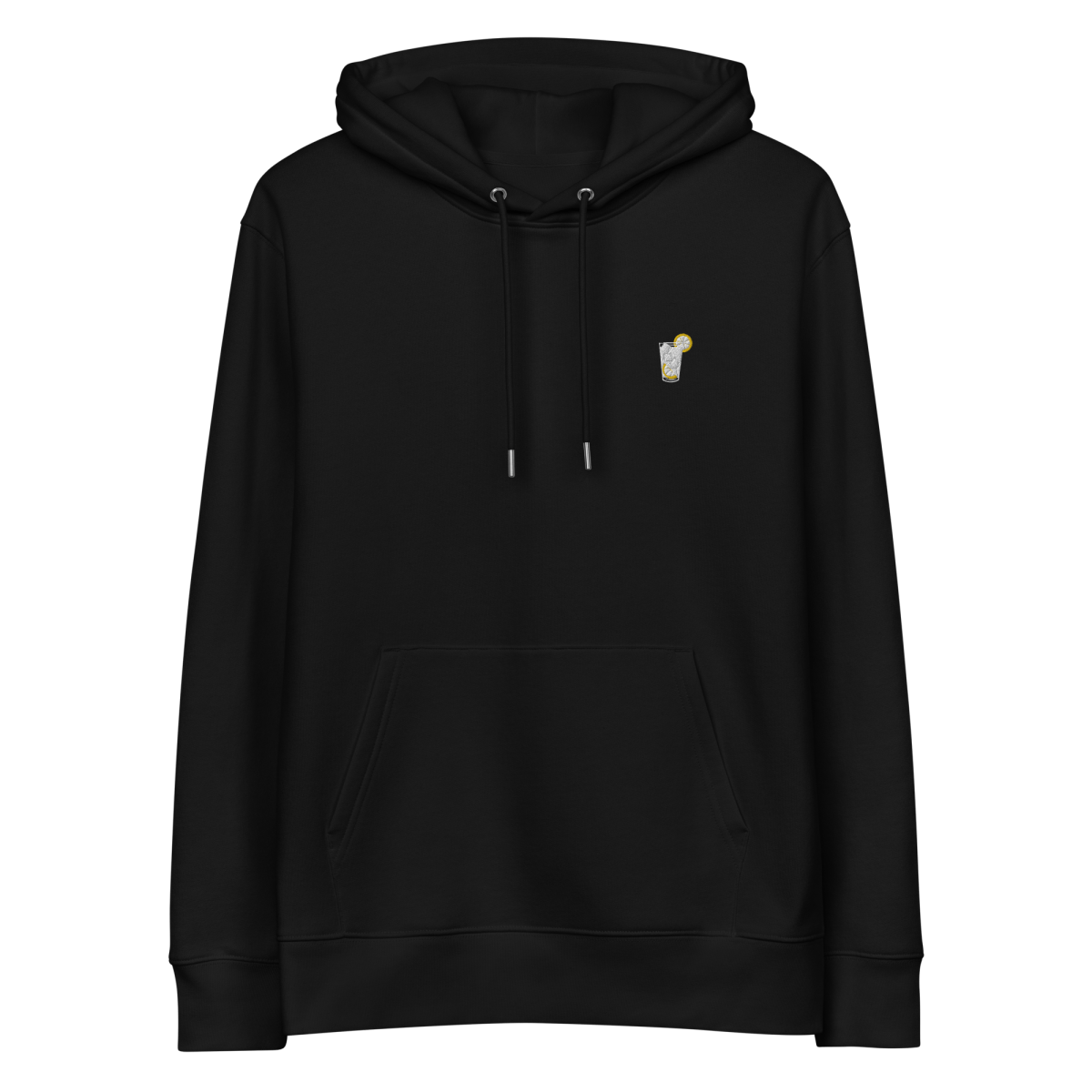 The Gin & Tonic Glass eco hoodie - Black (M)