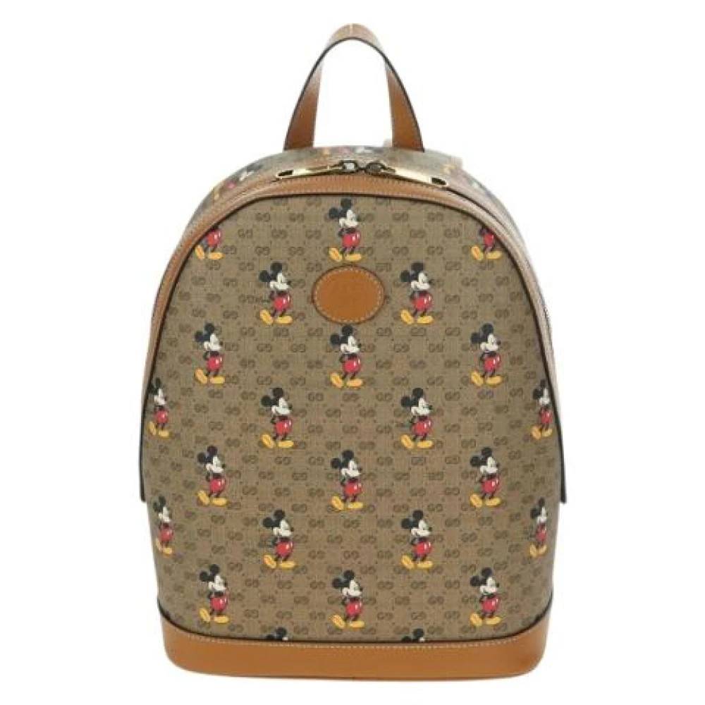 Gucci Vintage - Pre-owned Vintage Leather Backpack Vintage - Dam - ONE Size - Läder