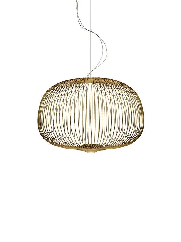 Spokes 3 Pendel fra Foscarini Guld / LED - med lysdæmper - Jacobsen Plus
