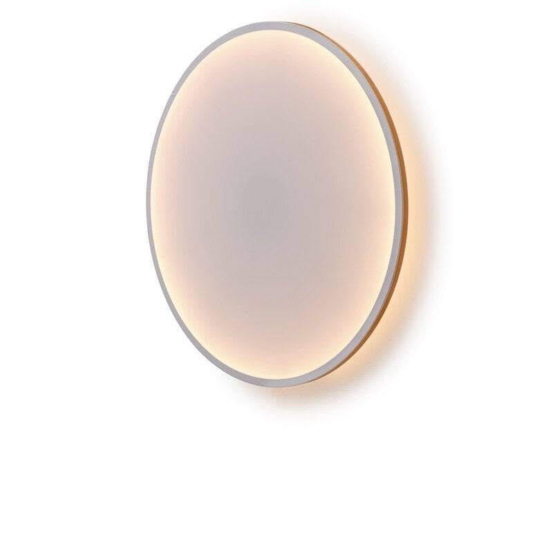 Muuto Calm Ø90 vägglampa vit/orange