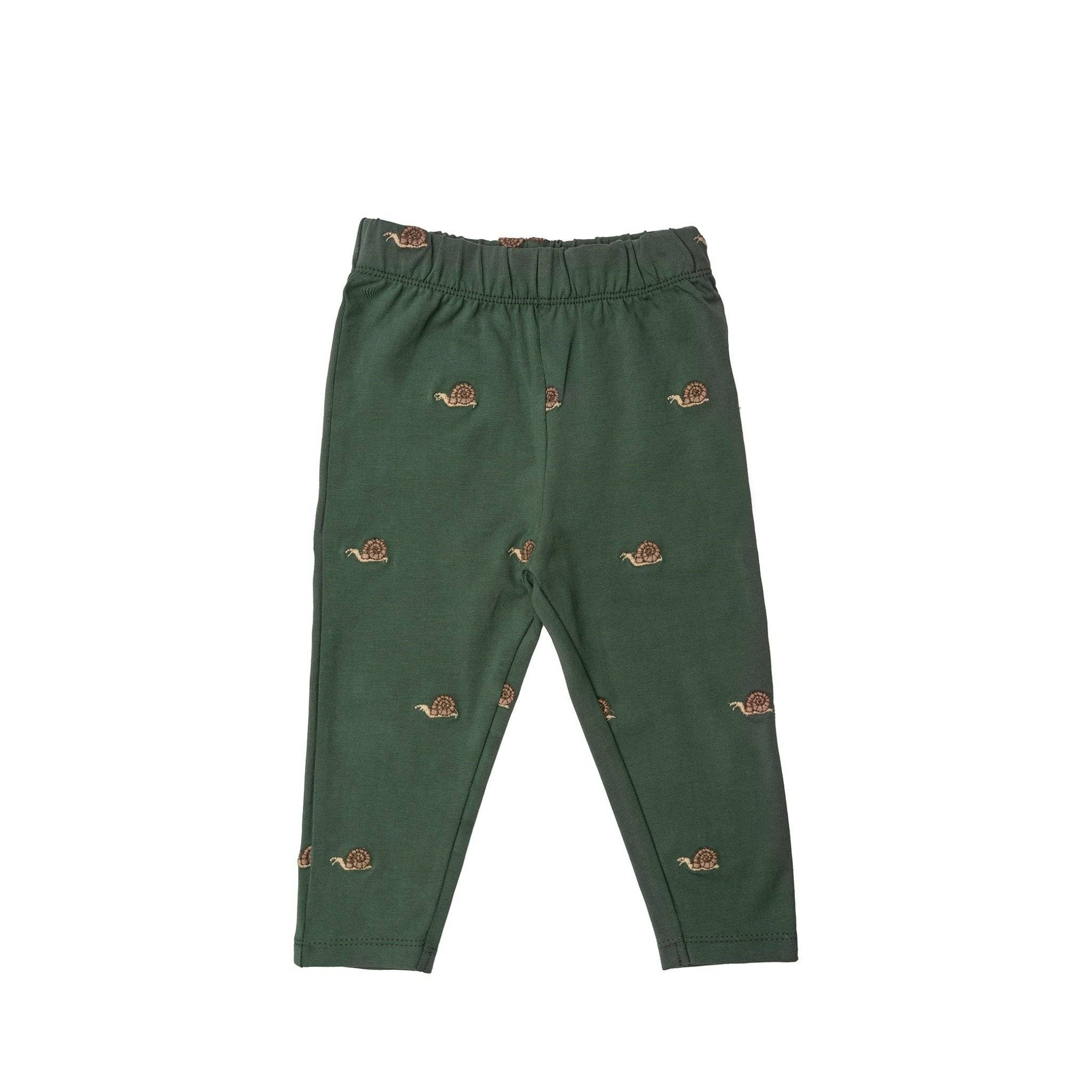 Snegleleggings i økologisk bomuldsjersey Green Gables - 92