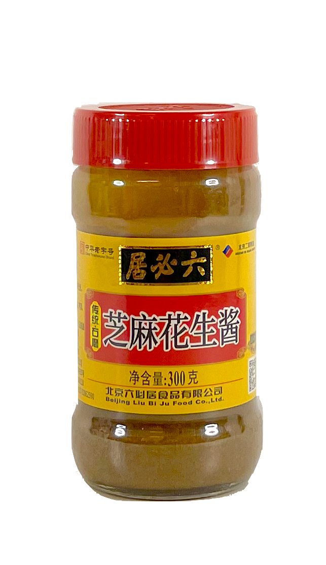 Sesampasta Med Jordnötter 300g Liu Bi Ju Kina