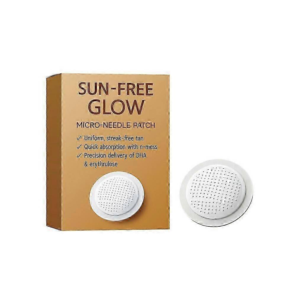 (10PCS) 10pcs Micro-Needle Self-Tanning Patches, Sun-Free Glow, Streak-Free Application XY2