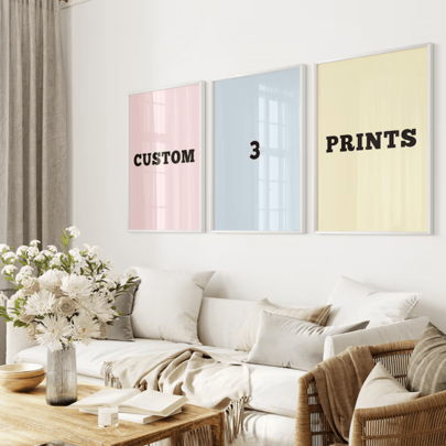 1 st/3 st anpassad personlig poster utan ram, familjefotoposter, bröllopsposter, porträtt och vertikal, present till honom, present till henne, pojkvä - Multifärgad (40*40,40*60,50*50,50*70,30*40,30*30,20*30)