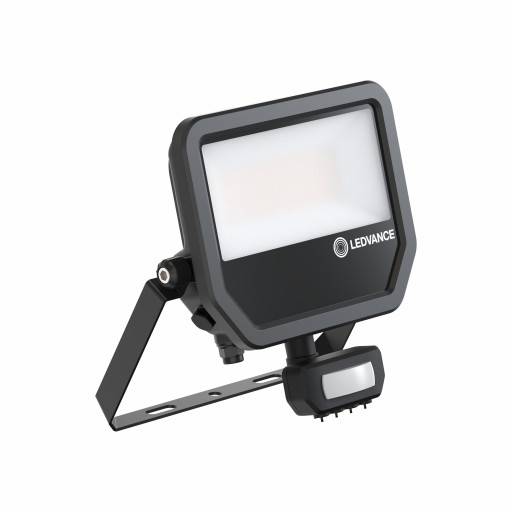 Ledvance projektør med sensor, sort, 4000K, 41W