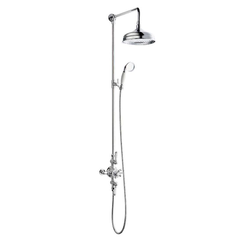 Lichfield takdusch med Blandare&handusch/omkastare AntikGuld