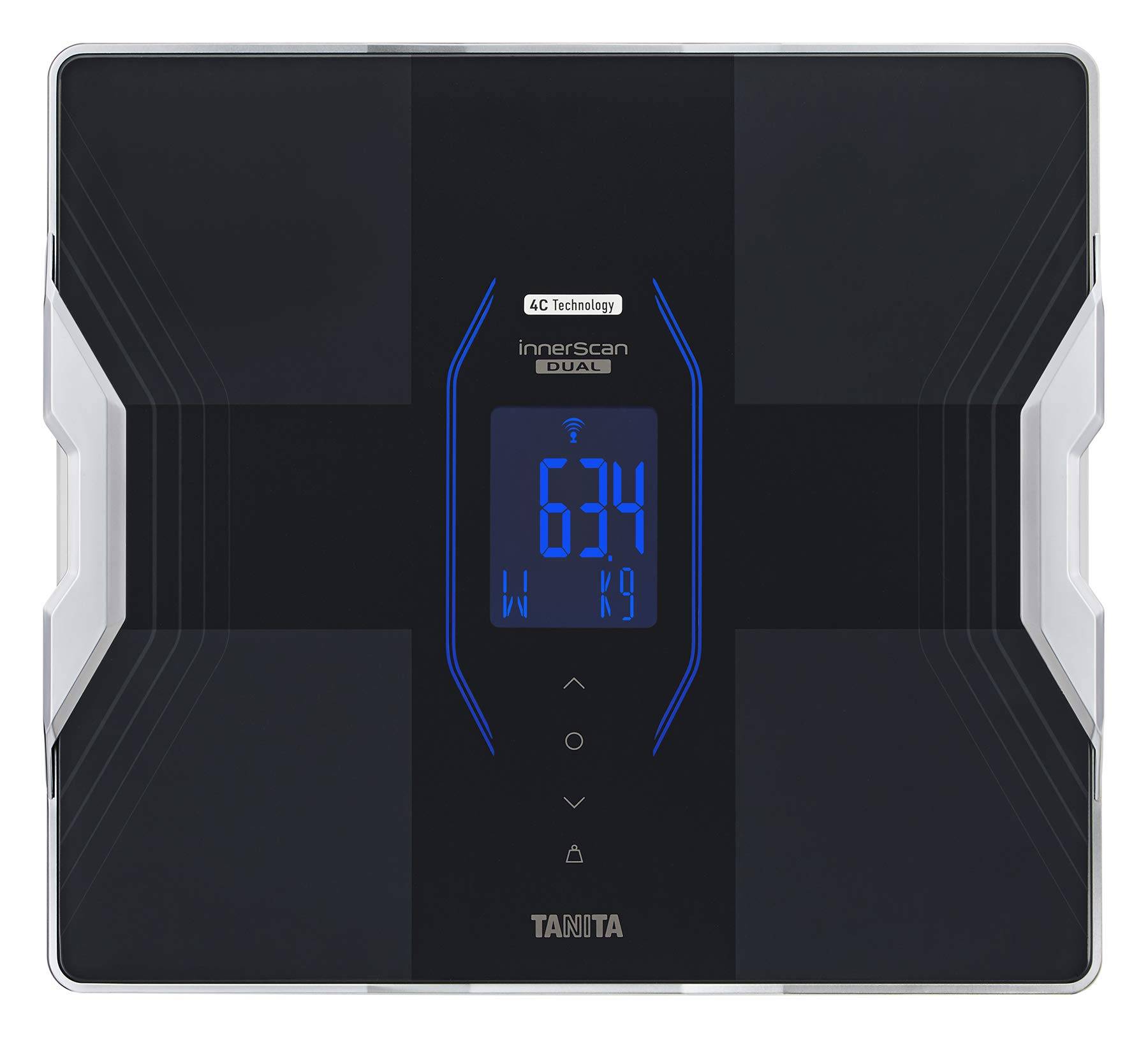 Tanita Body Composition Meter Smartphone Linked Made in Japan Black Inner Scan Dual Equipped with Medical Management with Smartphone RD-914-BK svart