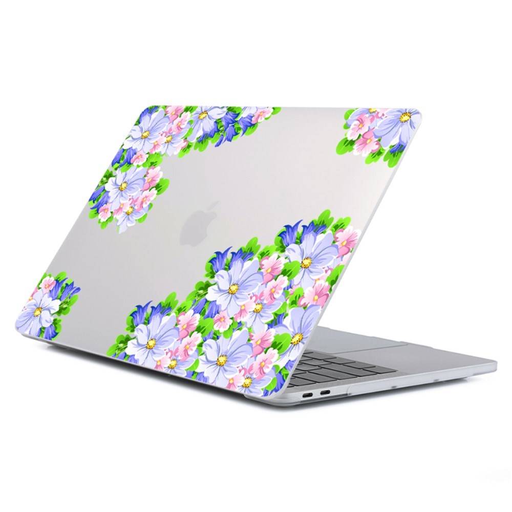 MacBook Air 15" M5/M4/M3/M2 (2026-2023) Hård Plast Skal – Blommor