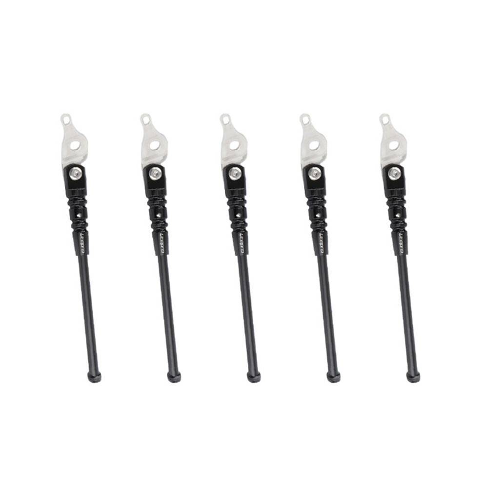 5X Litepro Bicycle Kick Stand Road Bike Kickstand Mountain Bike Bicycle Cycle Rack for Accessories(Black)