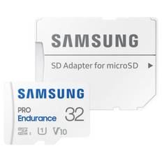 Samsung 32GB Micro SD Pro Endurance U1 V10 geheugenkaart + adapter