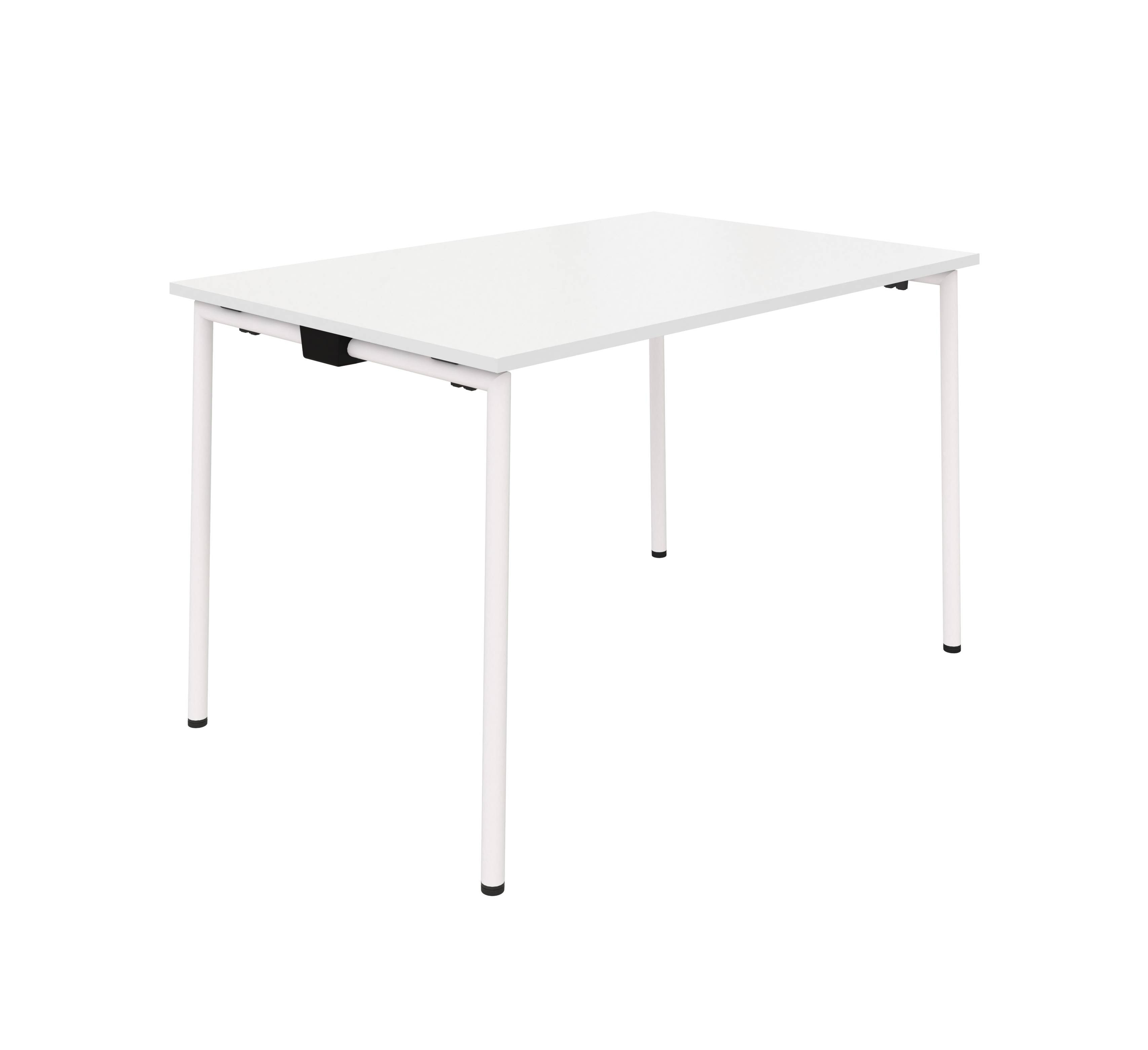 EasyFix Kantinebord 160x80 cm, Hvid/Hvid