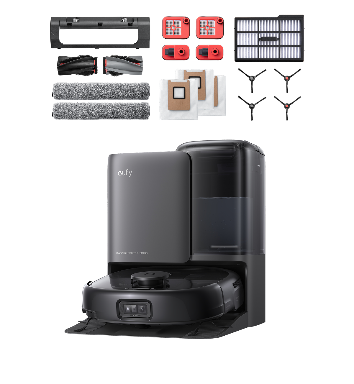 eufy Robot Vacuum Omni E25 + Accessories Package