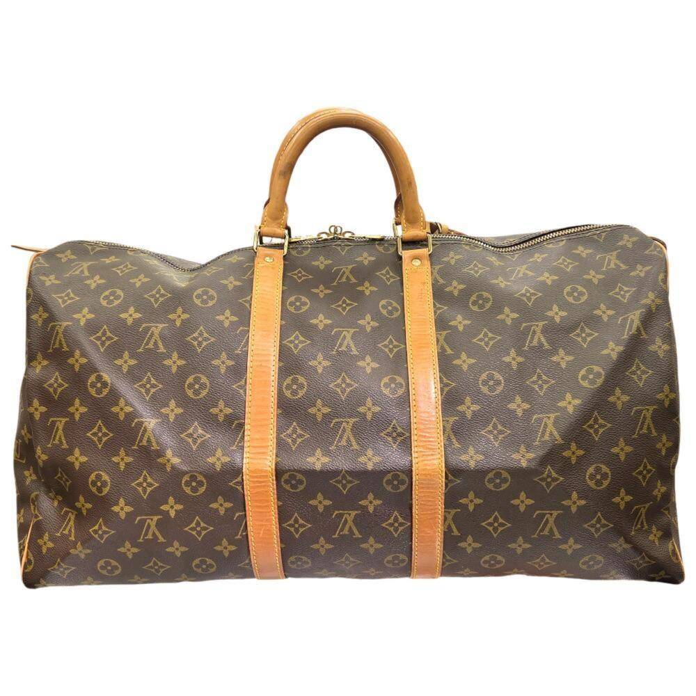 Louis Vuitton Vintage Keepall Stl. - Handväskor Från Magasin - Brown (L 27cm x W 55cm x D 25cm)