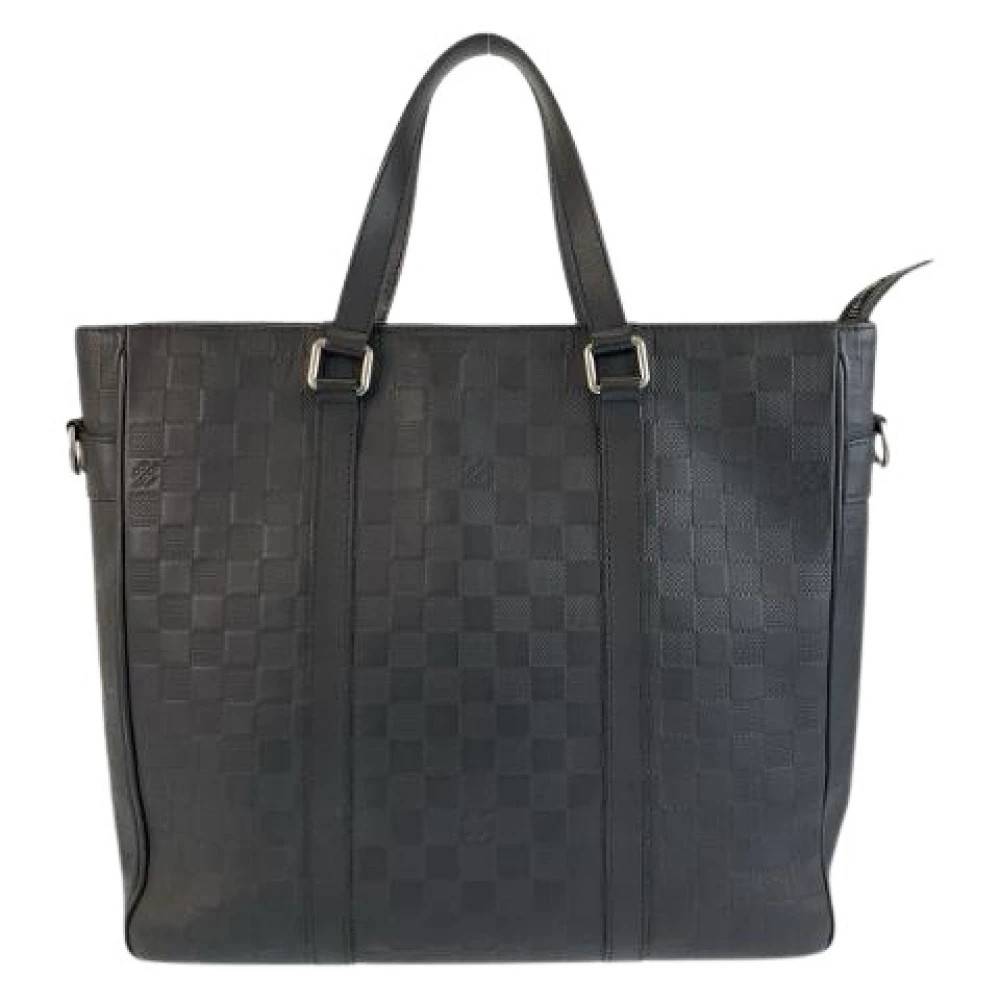 Louis Vuitton Vintage Pre-owned Tadao PM Damier Infini Tote Bag - Vintage - Herre - Sort - ONE SIZE - Læder