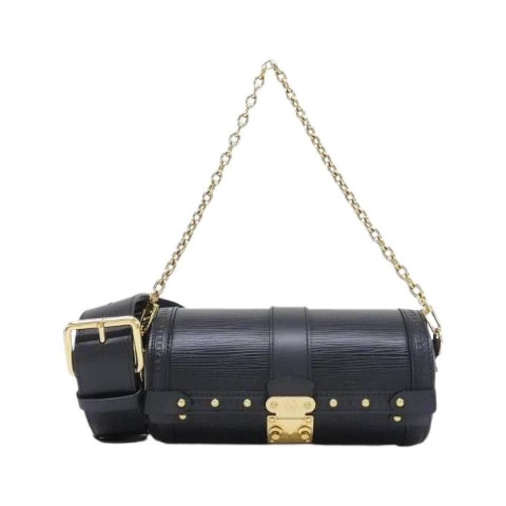Louis Vuitton Vintage Pre-owned Epi Papillon Trunk Calf Shoulder Bag - Vintage - Dame - Sort - ONE SIZE - Uld