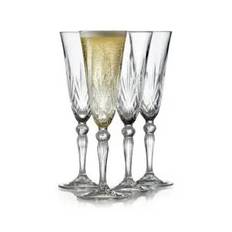 Lyngby Krystal Melodia Champagneglas 16 cl 4 stk