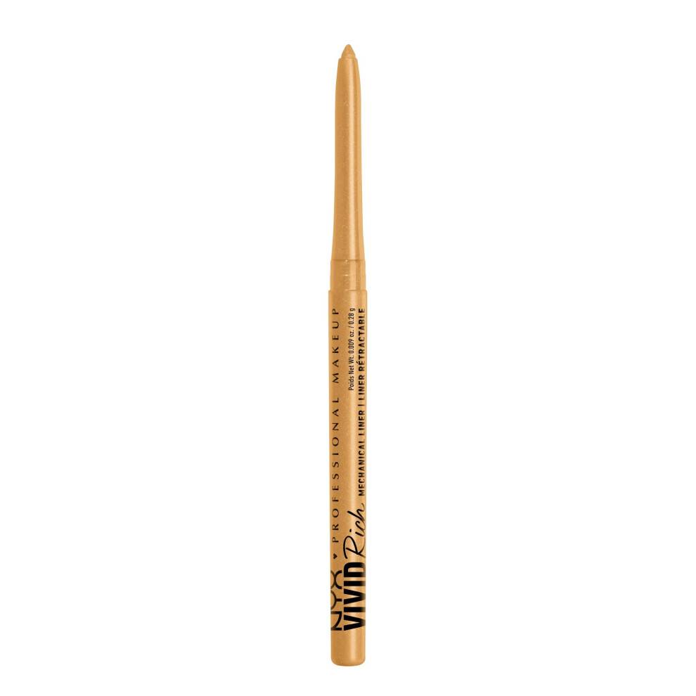 NYX Professional Makeup Mechanical Eye Pencil Vivid Rich Mechanical Creamy Remutable Eyeliner - Amber Stunner Gold Eyeliner