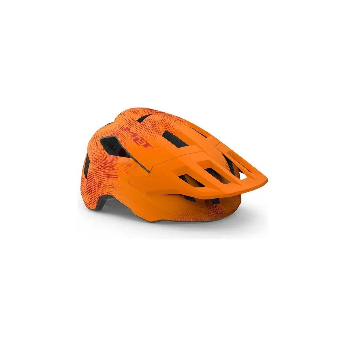 Cykelhjälm MET Shelter Youth Orange Red Matt - ORANGE RED MATT (52-56)