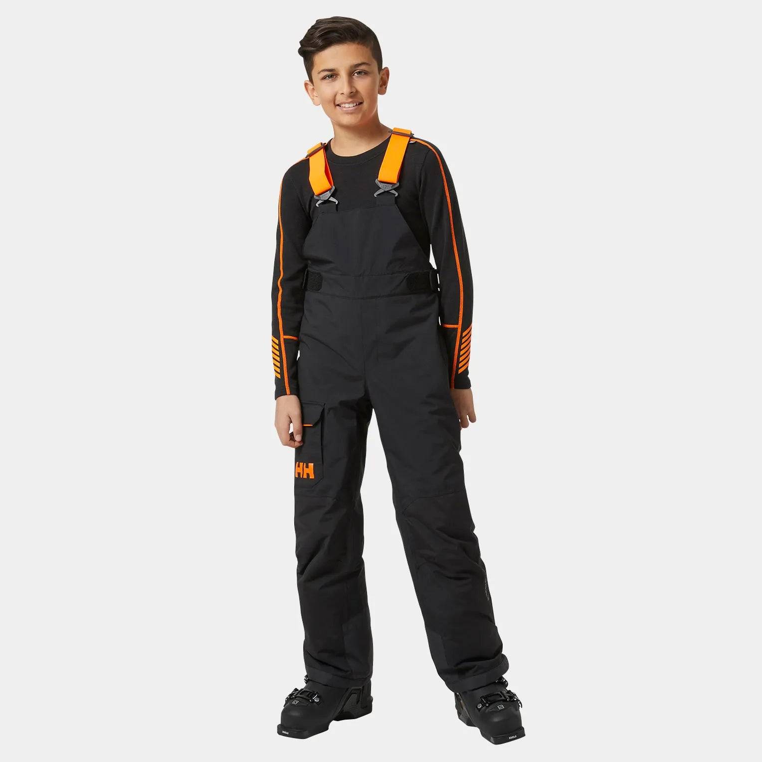 Helly Hansen Juniors' Summit Bib Pant Skibukser Børn - Black - Black / 128 cm / 8 år